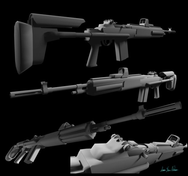 M14 EBR Heavy Assault Rifle