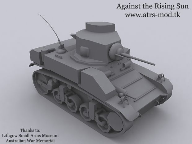 M3 Stuart Tank with Australian modifications (work in Progress)