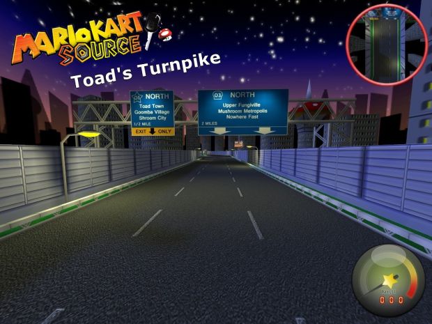 Race map: Toad's Turnpike