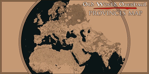 Old World Overhaul - Provinces map