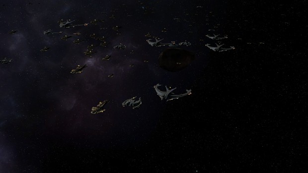union fleet on the move to attack the Borg