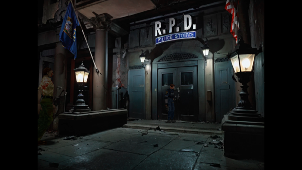 Re 2 cinematic remaster mod in game