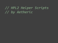 HPL2 Helper Scripts