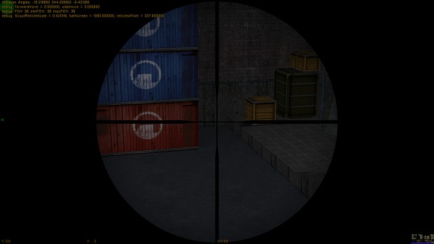 Scout scope reticle