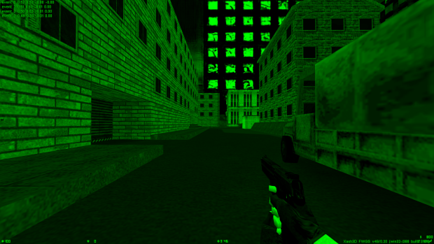 Night vision goggles effect example 1