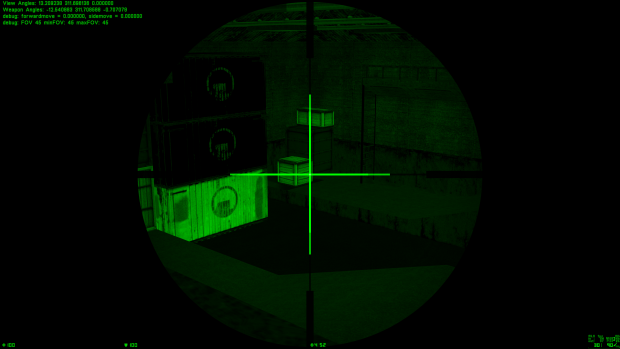 Night vision goggles effect example 2