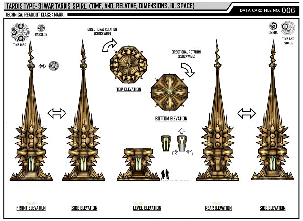 war tardis type 91 spire by time lord rassilon d2oq3ce fullview