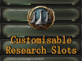 Customisable Research Slots