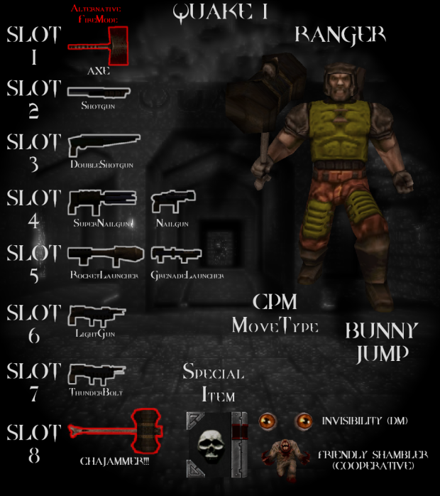 Quake 1 Class Info image - Canion 3D mod for Doom II - ModDB