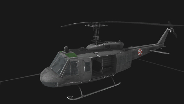UH-1 from umbrella