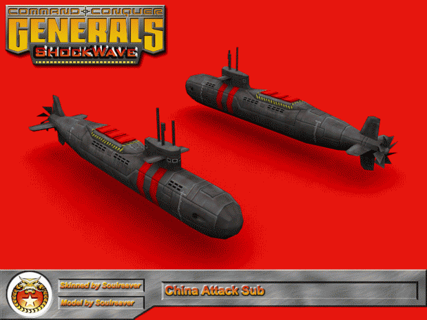 Attack Submarine Render