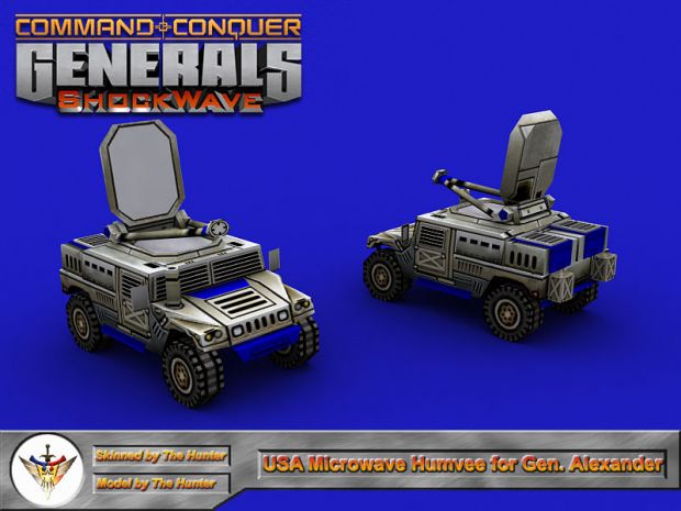 Microwave Humvee for General Alexander