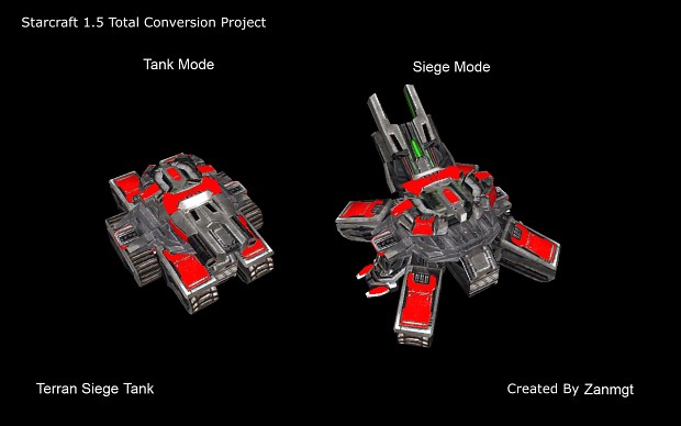 New Terran Siege Tank Model and Skin