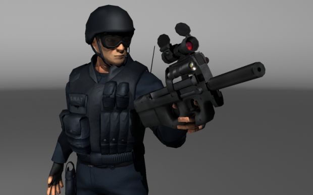 P90 + Swat Soldier