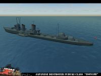 Japanese Fubuki-class destroyer 