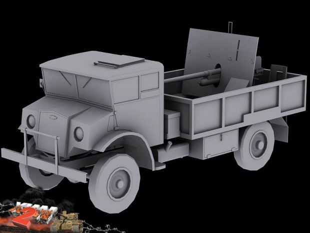 CMP army truck model render