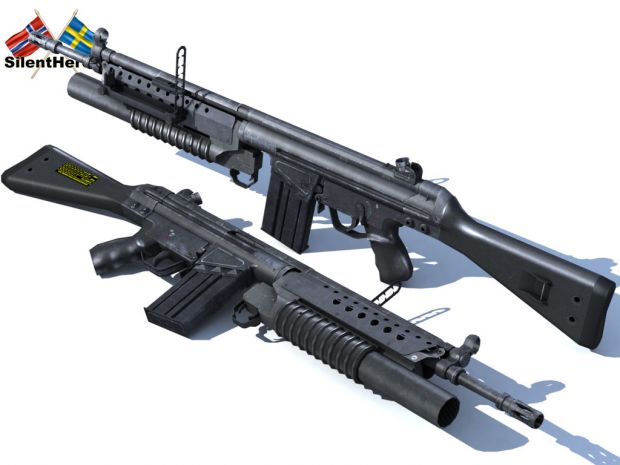 AK4 with M203 Render