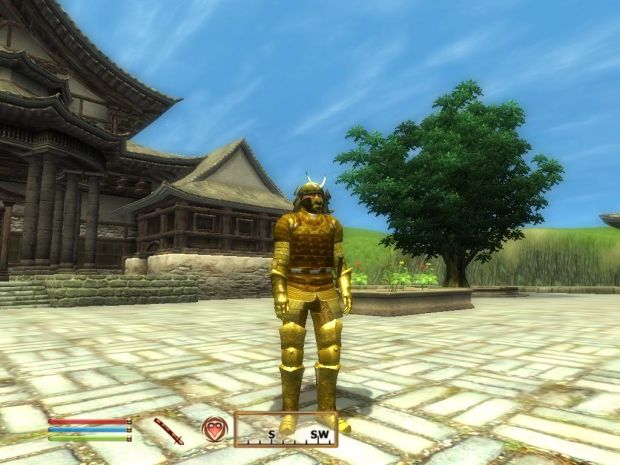 Legendary golden armour