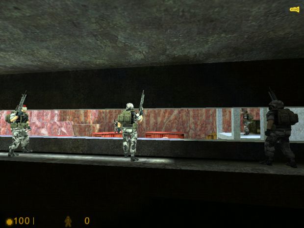 Inside a bunker in level 2