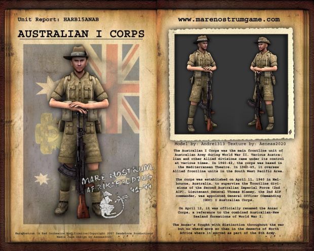 Australian Infantry Info Sheet
