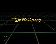 Simpsons Mod Menu with 3d Map in Background