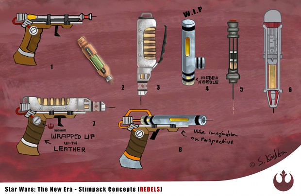 Rebel Stimpack concepts