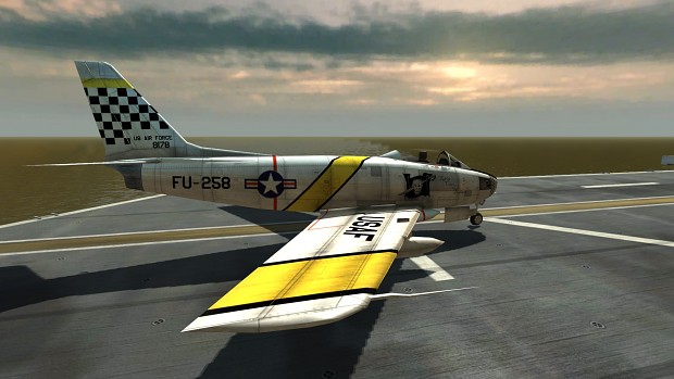 North American F-86 Sabre Fighter Jet