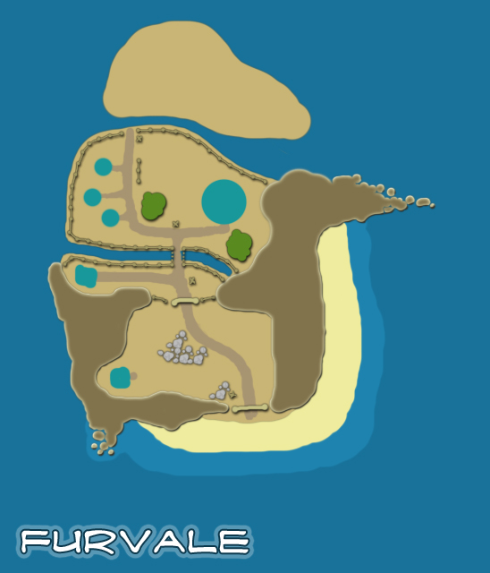 Eldervale - Early map design 2