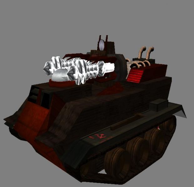  Soviet Tesla Tank - W3d render