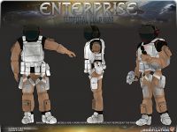 Prototype EVA suit
