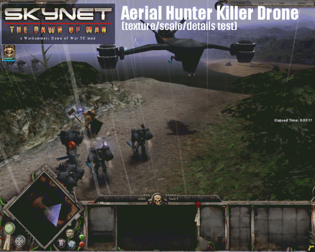 [WIP] hunter killer drone - ingame test