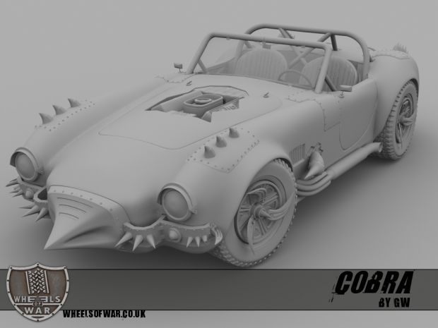 Cobra high poly vehicle render 2