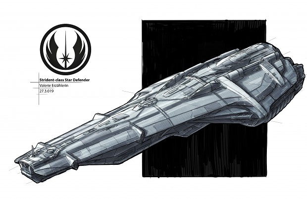 Strident-class Star Defender Concept Art