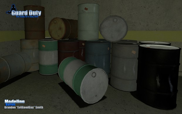 Barrels in-game