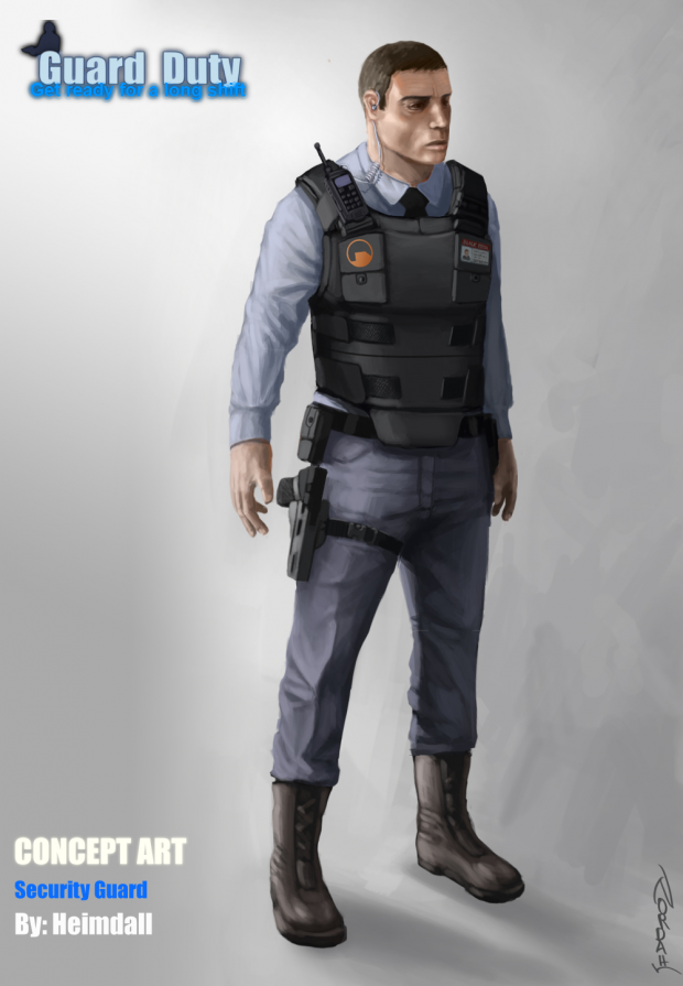 Security Guard concept- November media