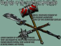 Weapons of the Southern Mountains
