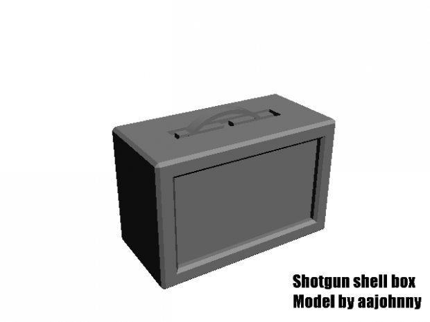 Shotgun shell box -WIP-