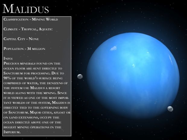 Planet Malidus information