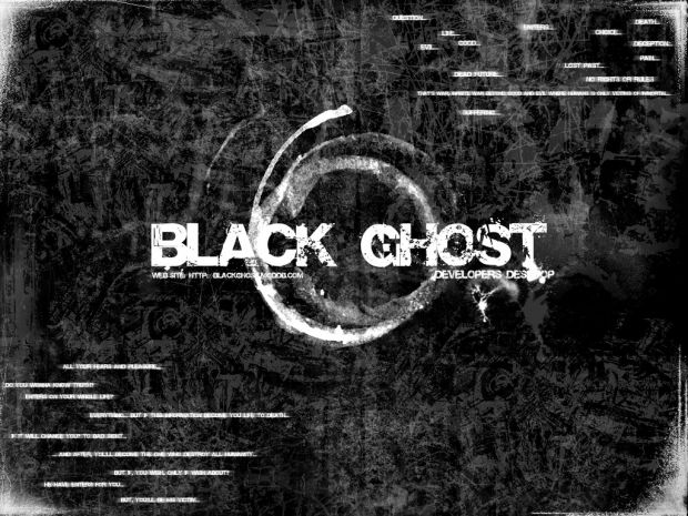 Black Ghost Abstract Wallpaper