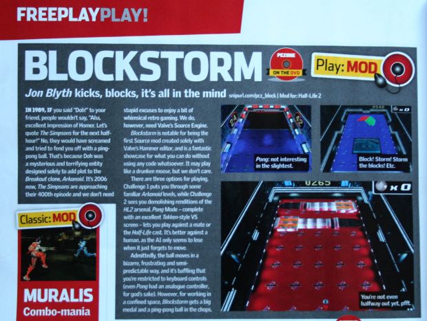 BlockStorm in PC ZONE UK!