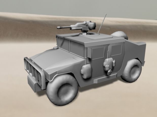 GDI HumVee model WIP