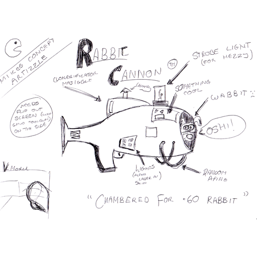 Rabbit Cannon Concept Art - #2