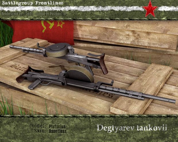 Degtyarev Tankovii (DT) Machinegun