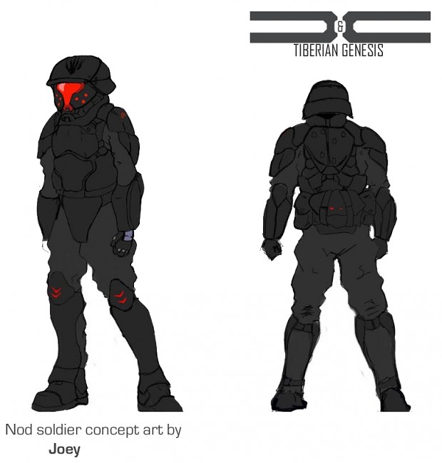 Nod soldier concept art image - Tiberian Genesis mod for Crysis Wars ...