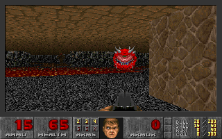 A lava pit image - DOOM: Legions of Hell mod for Wolfenstein 3D - ModDB