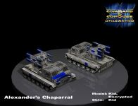 Media Render/Cameo of Chaparral for Alexander