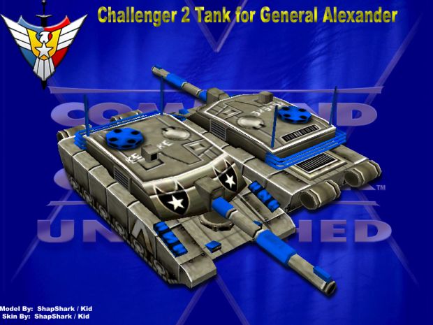 Media Render of Challenger 2 for General Alexander