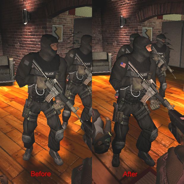 Hi-Res Uniform Comparison