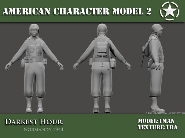 American Character model 2 WIP