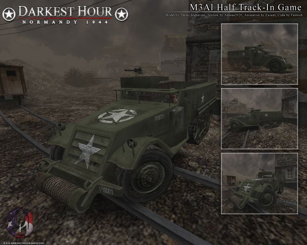 M3A1 Half Track-In Game